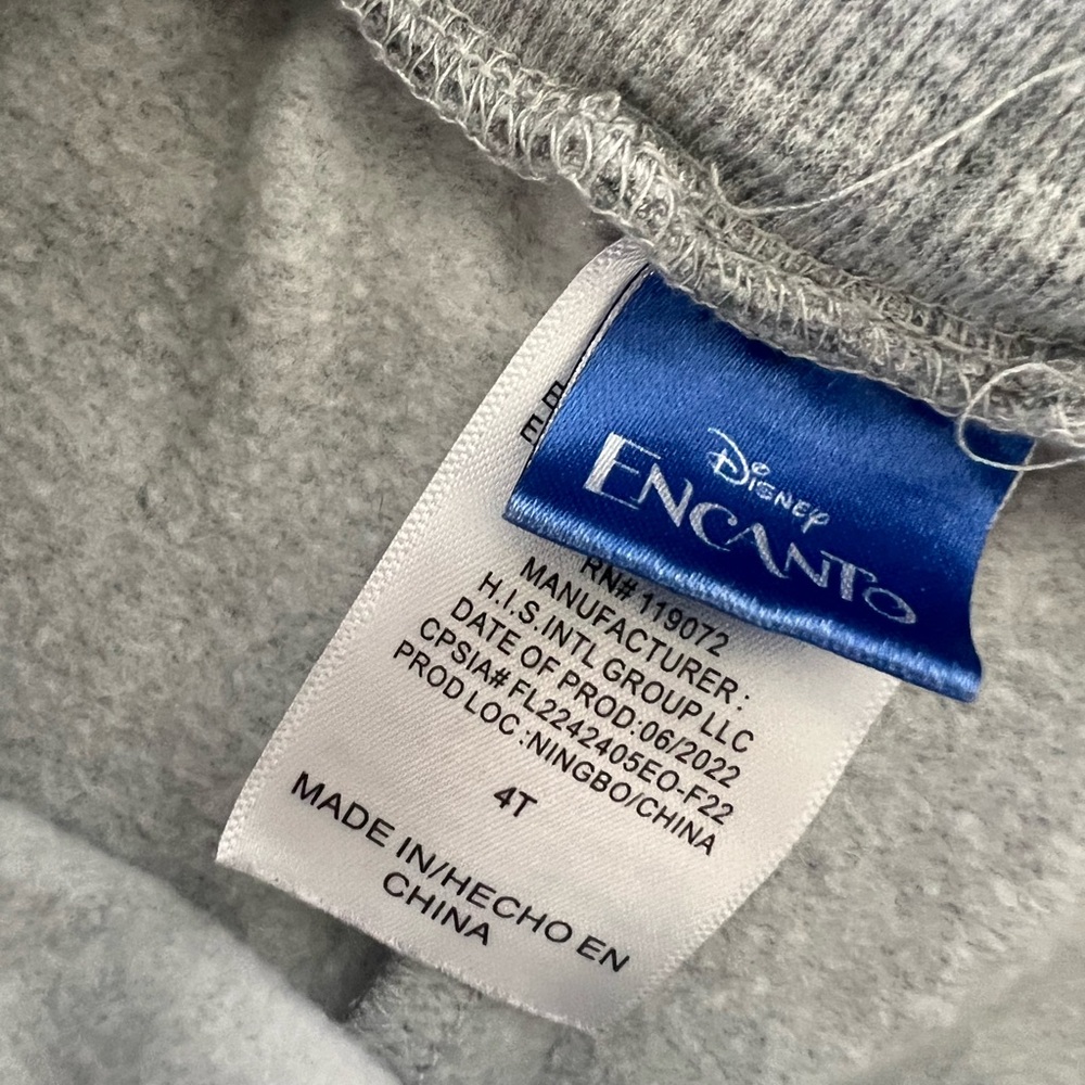 Disney Encanto set hoodie + sweatpants size 4T - Picture 3 of 5